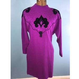 Vintage sweater dress- 2x